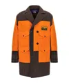 Junya Watanabe Filson Collaboration Patchwork Design Coat In Orange