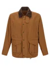 Junya Watanabe X Filson Corduroy-collar Check-insert Jacket In Brown