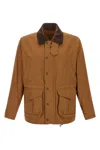 Junya Watanabe X Filson Corduroy-collar Check-insert Jacket In Brown