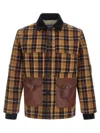 Junya Watanabe Lightweight Check Jacket Jackets And Coats Brown In Brown