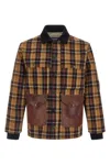 Junya Watanabe Lightweight Check Jacket Jackets And Coats Brown In Brown