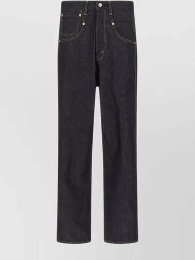 Junya Watanabe Five-pocket Trousers Featuring Belt Loops In Black