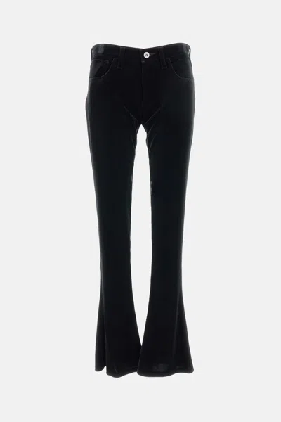 Junya Watanabe Flare 5 Pockets Trousers In Blue
