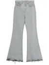 JUNYA WATANABE JUNYA WATANABE FLARED JEANS WITH A WORN EFFECT