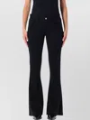 Junya Watanabe Low Waist Flare Pant In Black