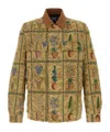 Junya Watanabe Long-sleeved Casual Jacket In Blue