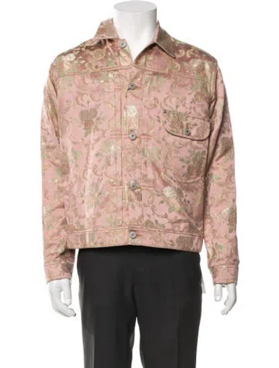 Pre-owned Junya Watanabe Floral Print Jacket In Pink