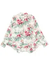 Junya Watanabe Floral-print Shirt In 白色