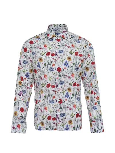 Junya Watanabe Floral-print Shirt In Multi