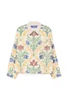 Junya Watanabe Floral Pattern Jacket In Multi