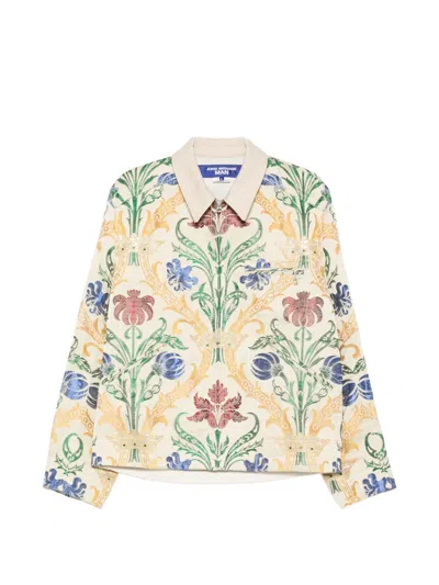 Junya Watanabe Floral-motifs Jacket In Multi