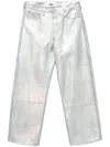 Junya Watanabe X Levis Strauss Logo Straight Jeans In Blau