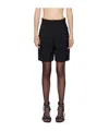 Junya Watanabe Black Four-pocket Shorts In Black