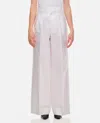 Junya Watanabe Front Pences Wide Pants In White