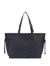 Junya Watanabe "furla Ava" Calf Leather Large Tote With Zip Bag In Black