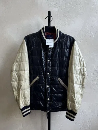 Pre-owned Junya Watanabe Fw12 Nwt Goose Down Stadium Jacket Varsity Bomber In Multi