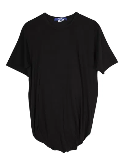 Pre-owned Junya Watanabe Gathered-detail T-shirt In Black