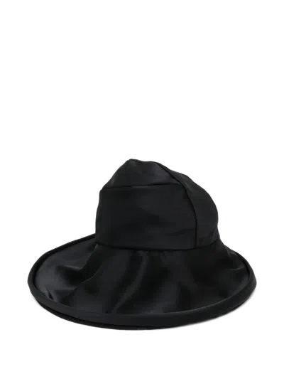 Junya Watanabe Gathered Fedora Hat In Black
