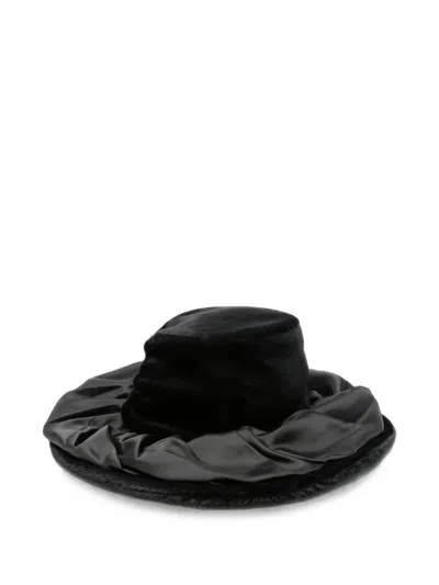 Junya Watanabe Gathered-detail Hat In Black