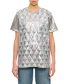 Junya Watanabe Geometric Sequin-embellished Crew-neck T-shirt