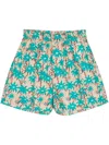 Junya Watanabe Printed Pattern Shorts In Neutrals