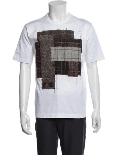 Pre-owned Junya Watanabe Graphic Print Crew Neck T-shirt In Black