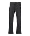 Junya Watanabe Graphic Print Denim Trousers In Blue