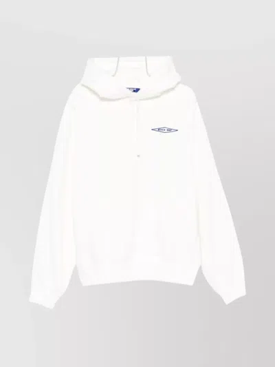 JUNYA WATANABE GRAPHIC PRINT HOODED SWEATSHIRT FRONT POCKET