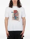 Junya Watanabe Paris Fashion Week Graphic Printed Crewneck T-shirt In White
