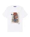 Junya Watanabe Paris Fashion Week Graphic Printed Crewneck T-shirt In White