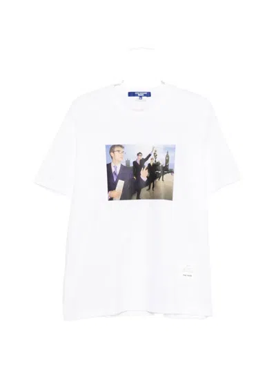 Junya Watanabe Graphic-print T-shirt In White