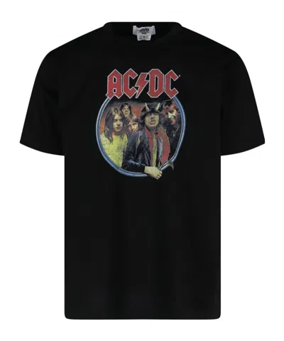 Junya Watanabe Ac/dc T-shirt In Black