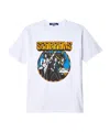 Junya Watanabe Cotton Scorpions Crew Neck T-shirt With Print In White