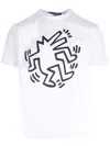 Junya Watanabe Keith Haring Cotton T-shirt In White X B Patt