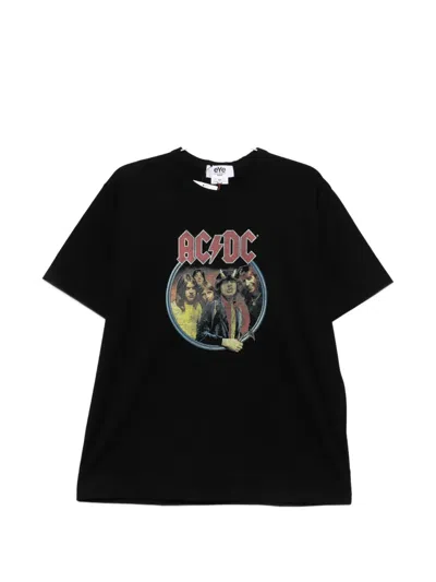 Junya Watanabe Graphic T-shirt In Black