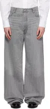 Junya Watanabe Levi's Oversized Denim Trousers In 1 Grey