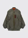 Junya Watanabe Lightweight Nylon Jacket With High Collar And Streamlined Silhouette In Gray