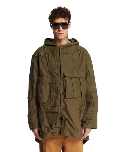 Junya Watanabe Green Multi-pocket Jacket