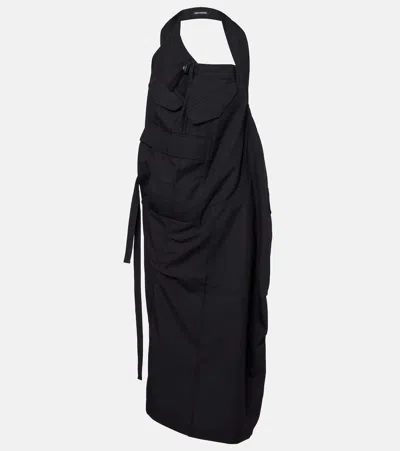 Junya Watanabe Midikleid Aus Wolle
