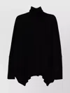 Junya Watanabe High Neck Knit Sweater In Metallic
