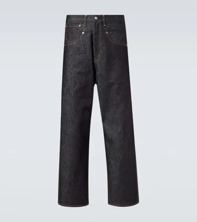 Junya Watanabe High-rise Straight Jeans In Blue