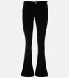 Junya Watanabe High-rise Straight Pants In Black