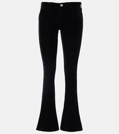 Junya Watanabe High-rise Straight Pants In Black