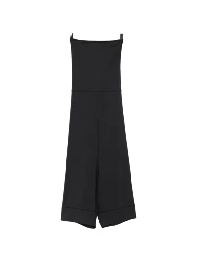 Junya Watanabe High Waist Drop Crotch Trousers In Black