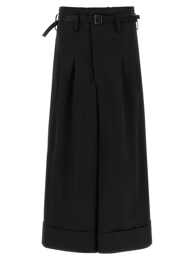 Junya Watanabe High Waist Pants In Black