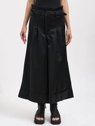 Junya Watanabe High Waist Pants In Black