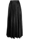 Junya Watanabe High-waist Pleated Skirt In Black
