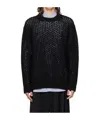 Junya Watanabe Pullover Mit Lochstrickmuster In Black