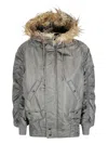Junya Watanabe Hooded Jacket In Gray