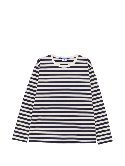 Junya Watanabe Horizontal-stripe Long-sleeve T-shirt In Multi